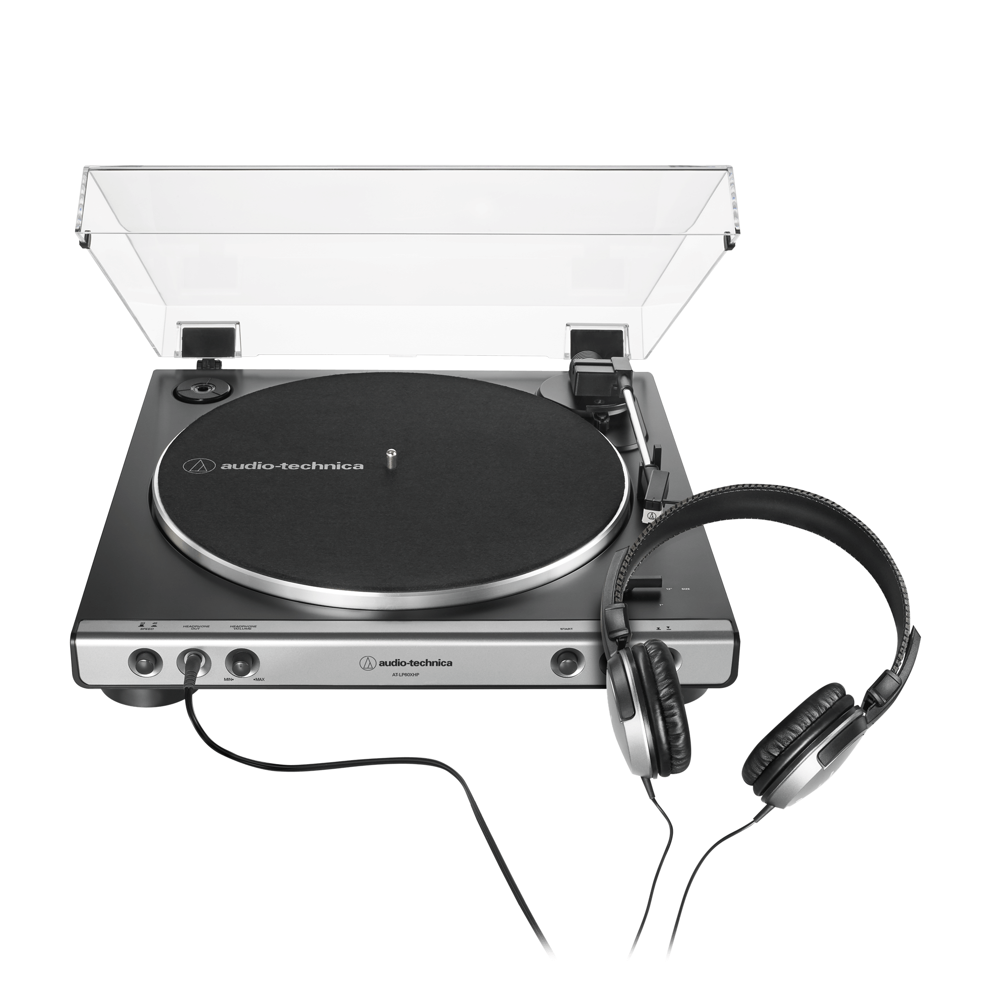 At Lp60xhp Fully Automatic Belt Drive Turntable With Headphones Audio Technica