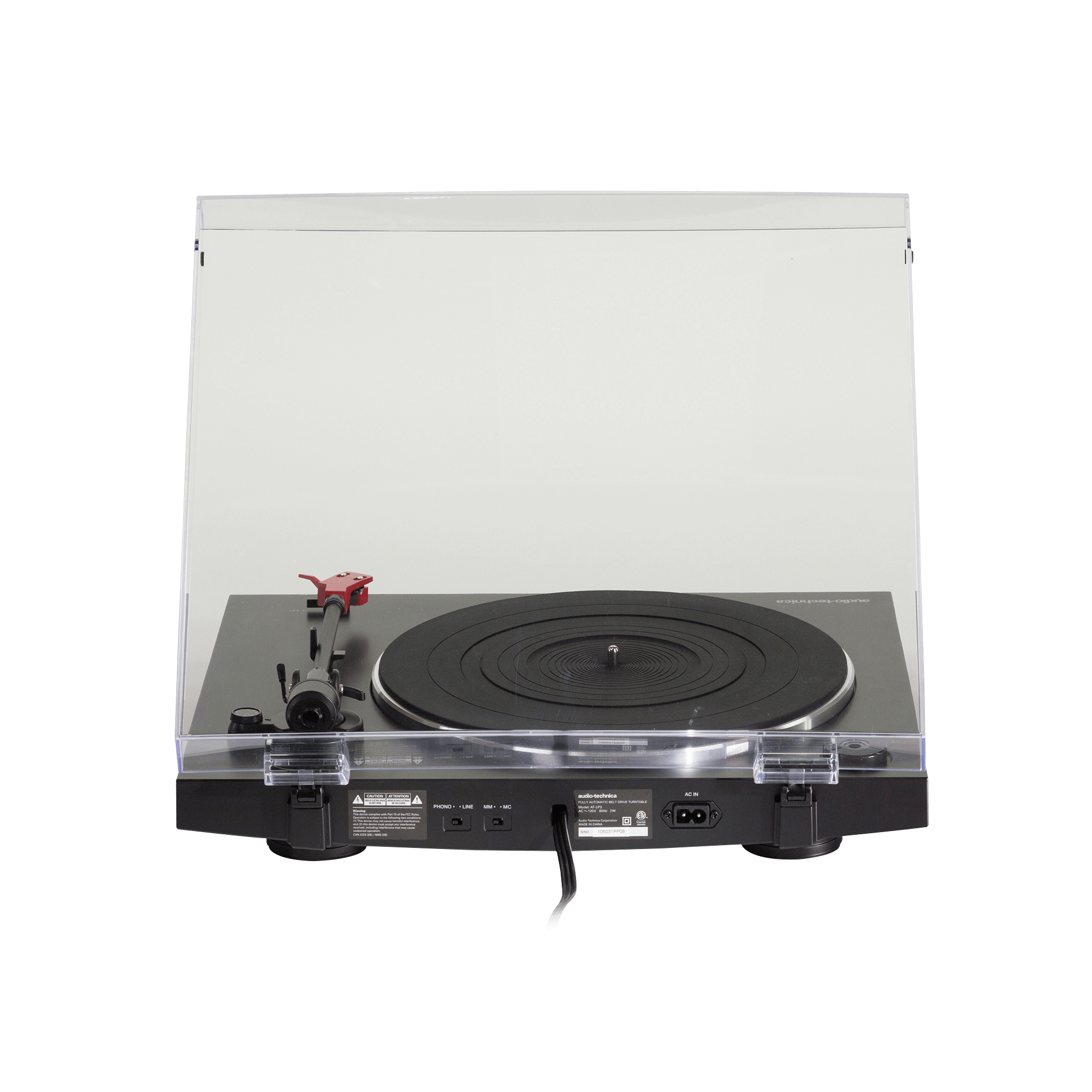 Audio-Technica LP3XBTBK Platine Vinyle Sans Fil Automatique Noir