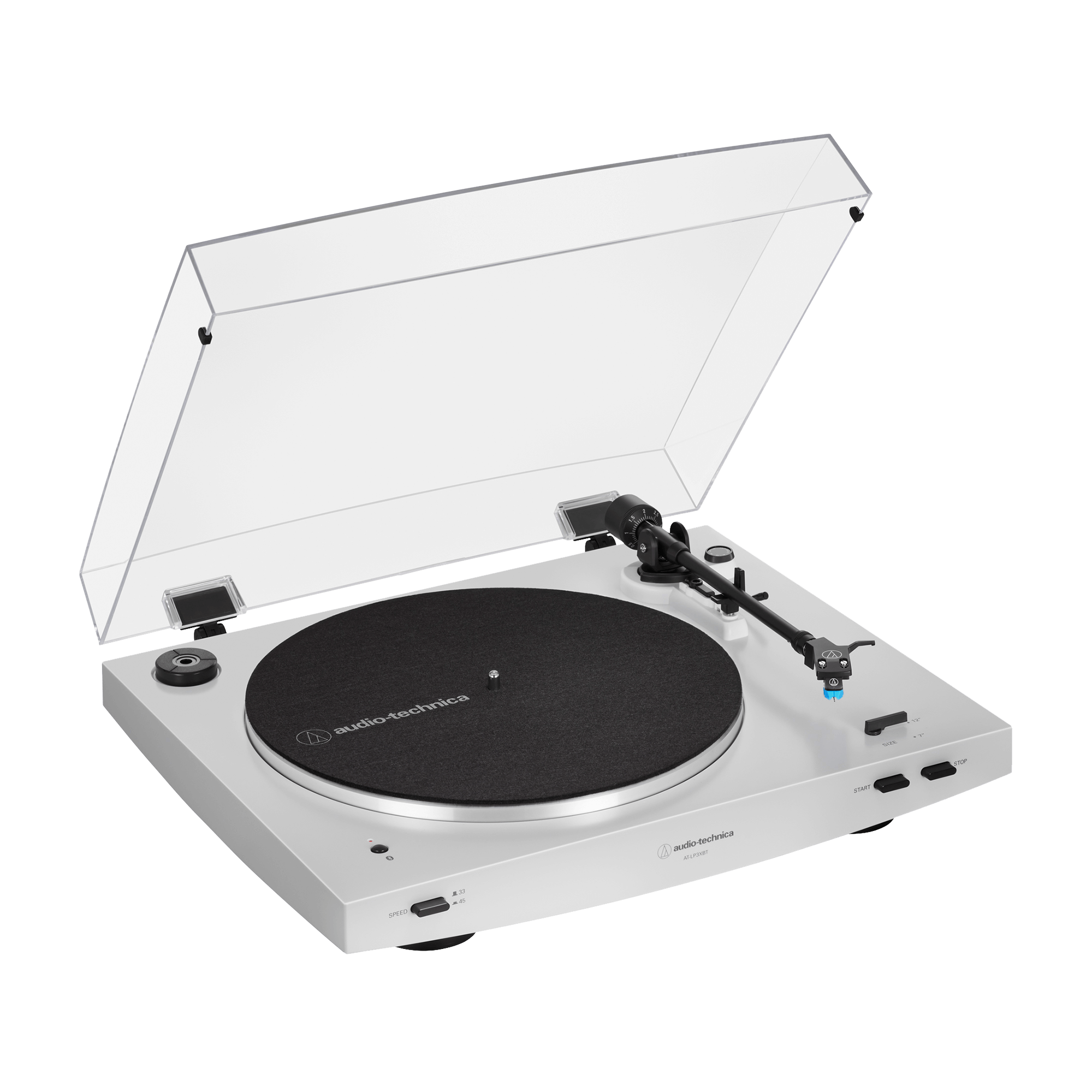 Audio-Technica AT-LP3XBTBK Platine Vinyle DJ Bluetooth Entraînement par  Courroie Noir