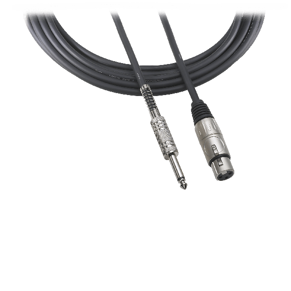 Audio-Technica AT-8311 1/4 T/S Male to 3-pin XLR AT8311-25 B&H