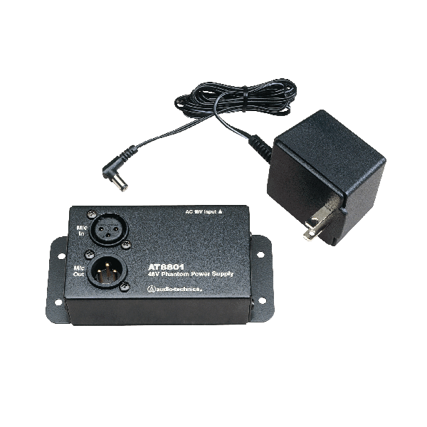 AT8801Single-channel 48V Phantom Power Supply | Audio-Technica