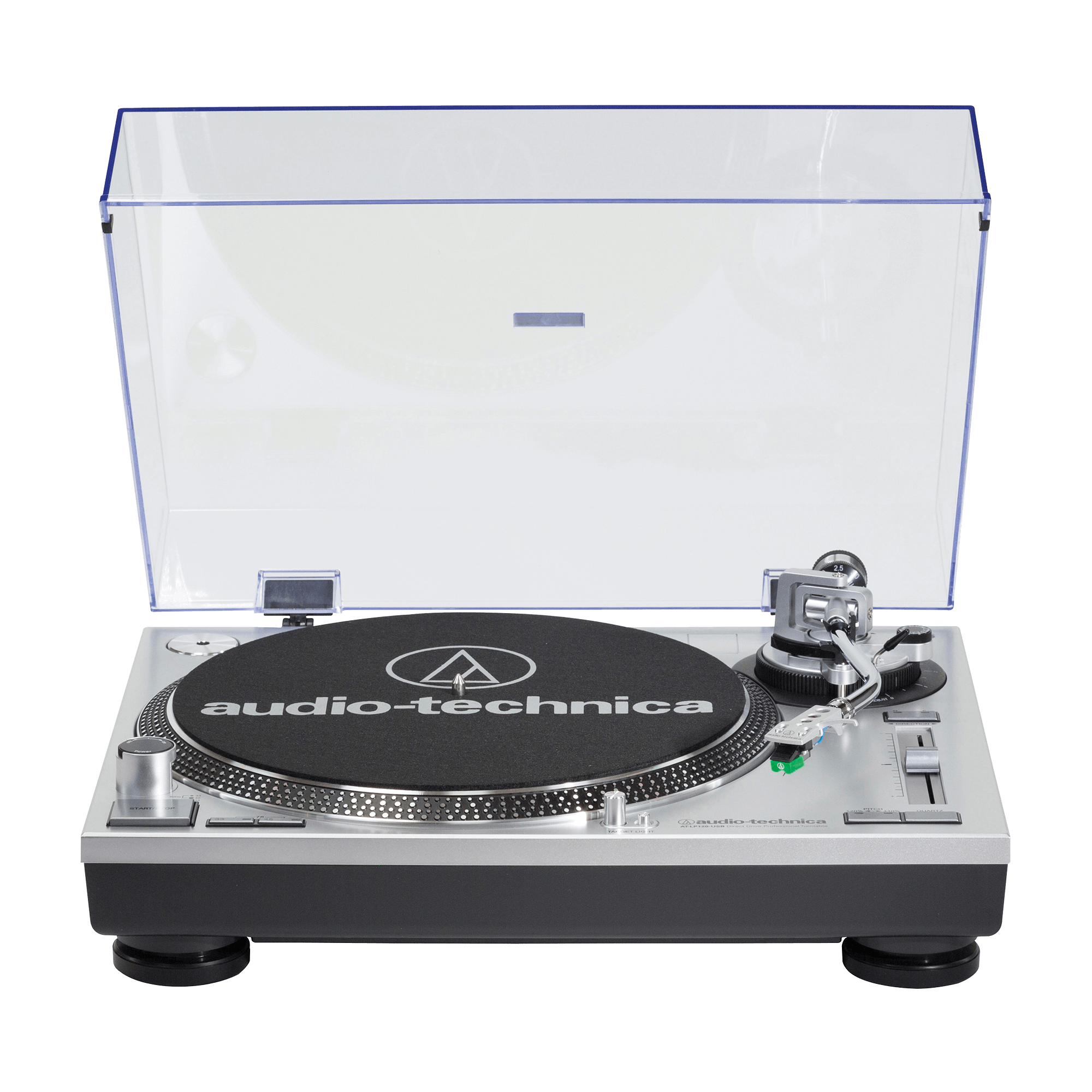  Audio-Technica AT-LP120XUSB-BK Direct-Drive Turntable (Analog &  USB), Fully Manual, Hi-Fi, 3 Speed, Convert Vinyl to Digital, Anti-Skate  and Variable Pitch Control Black : AUDIO-TECHNICA: Electronics
