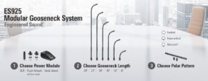 Audio Solutions Question of the Week: How do I configure the ES modular gooseneck microphone systems?