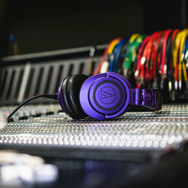Introducing the Limited-Edition ATH-M50xPB & ATH-M50xBT PB Purple/Black Headphones